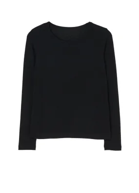 40/ HARD TWISTED RAYON JERSEY LONG SLEEVE T