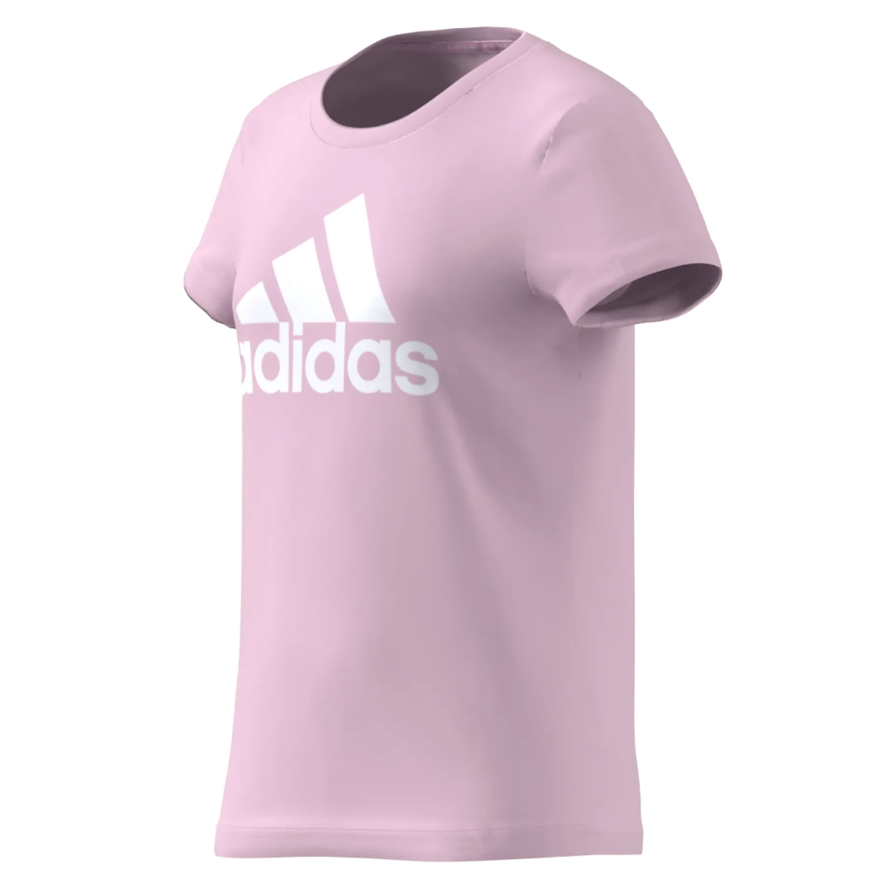 Adidas Girls Tennis  Shirt  BL T  - Clear Pink/ White