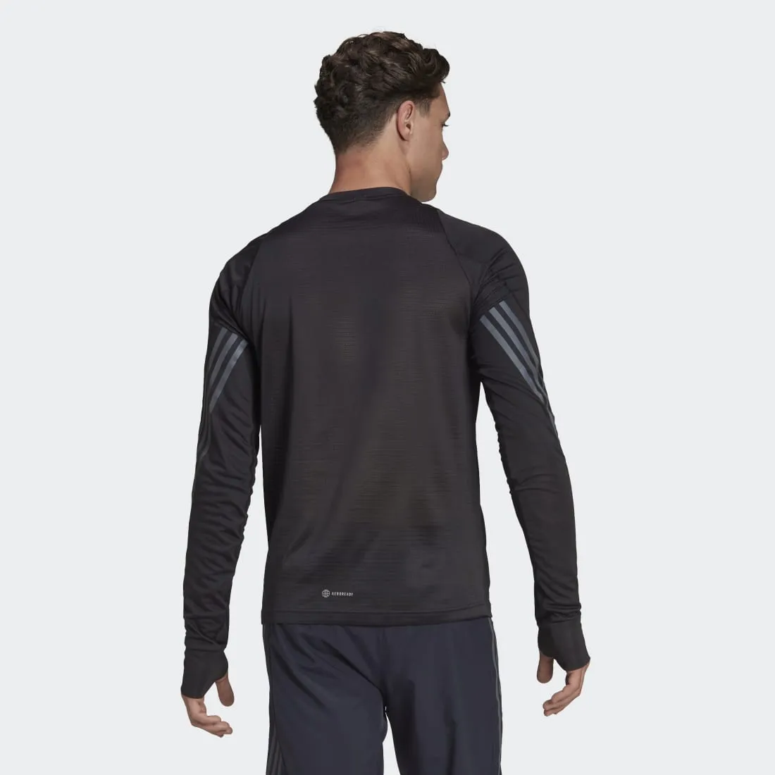 adidas Run Icon Full Reflective 3-Stripes Men's Long Sleeves