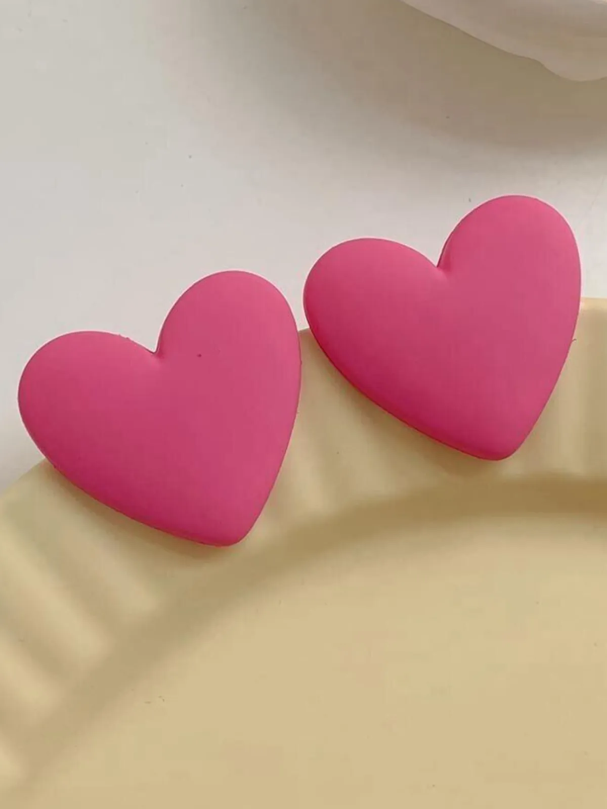 Always Pampered Clay Heart Earrings