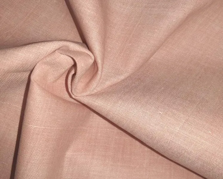 Beige Plain Cotton Fabric