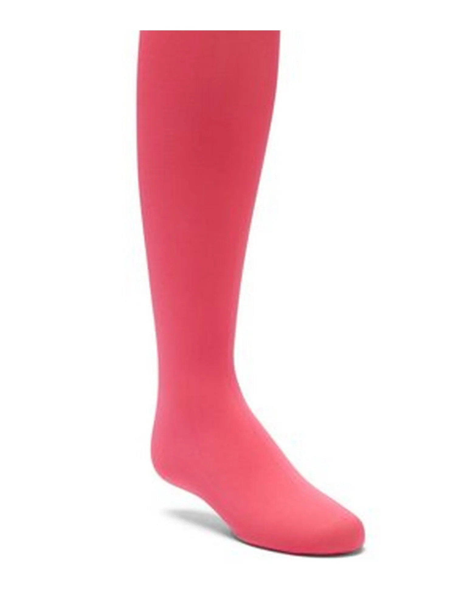 Big Girls Hot Pink Solid Color Stretchy Soft Footed Tights 8-15