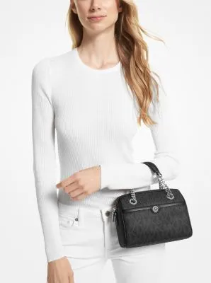 Blaire Extra-Small Logo Duffel Crossbody Bag