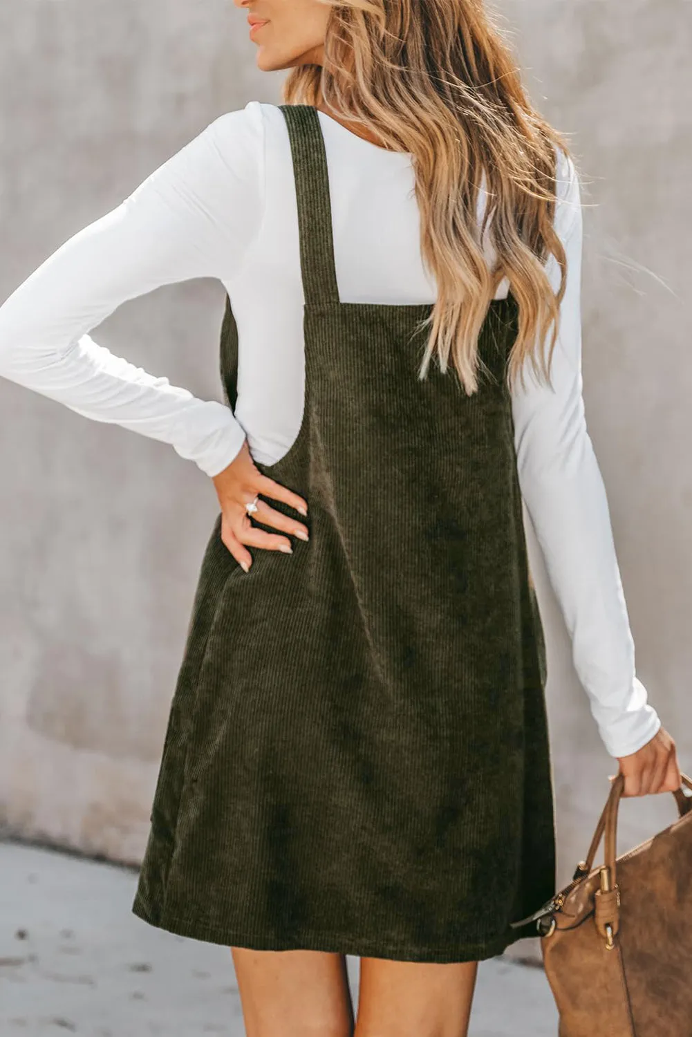 Casual Corduroy Sundress