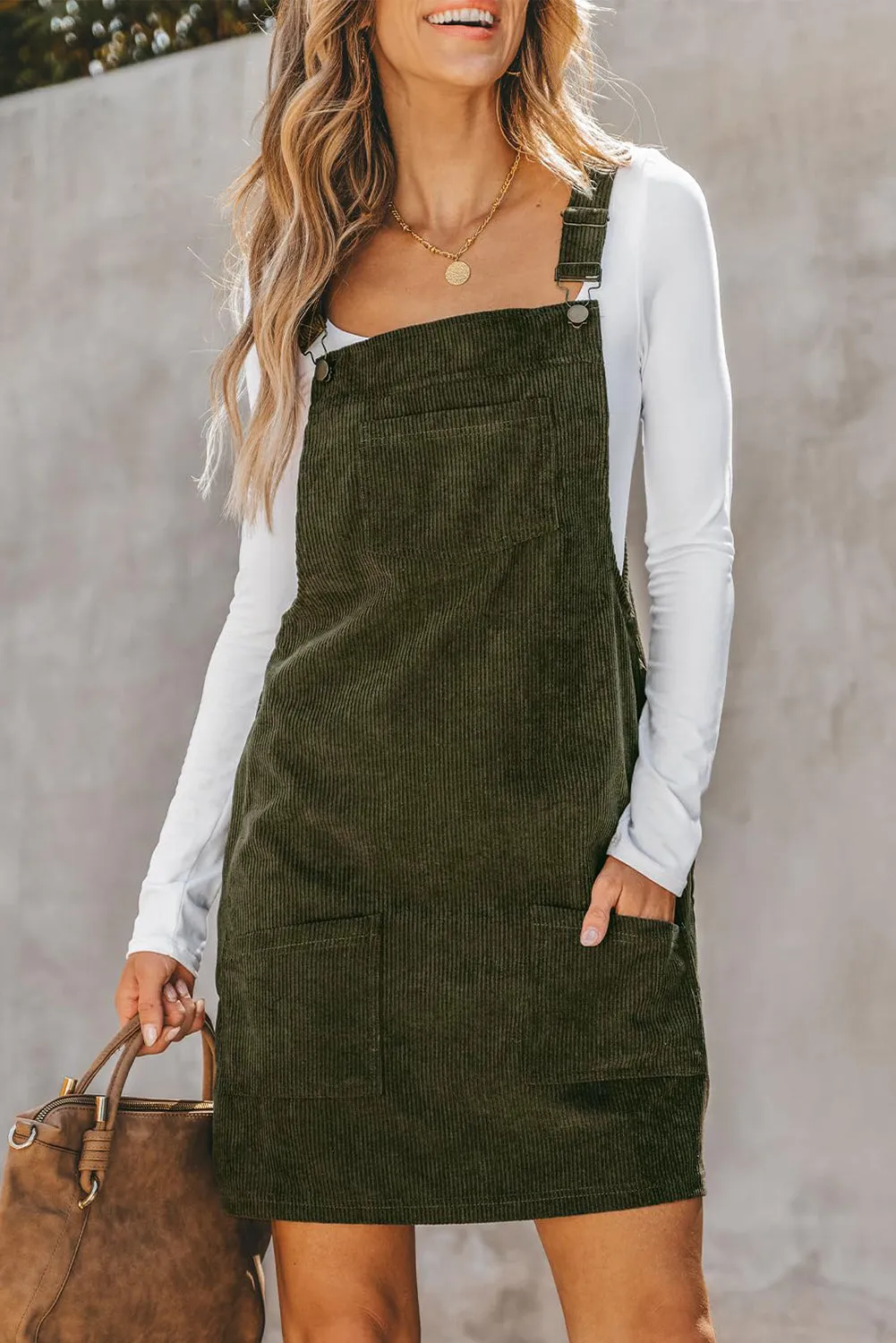 Casual Corduroy Sundress