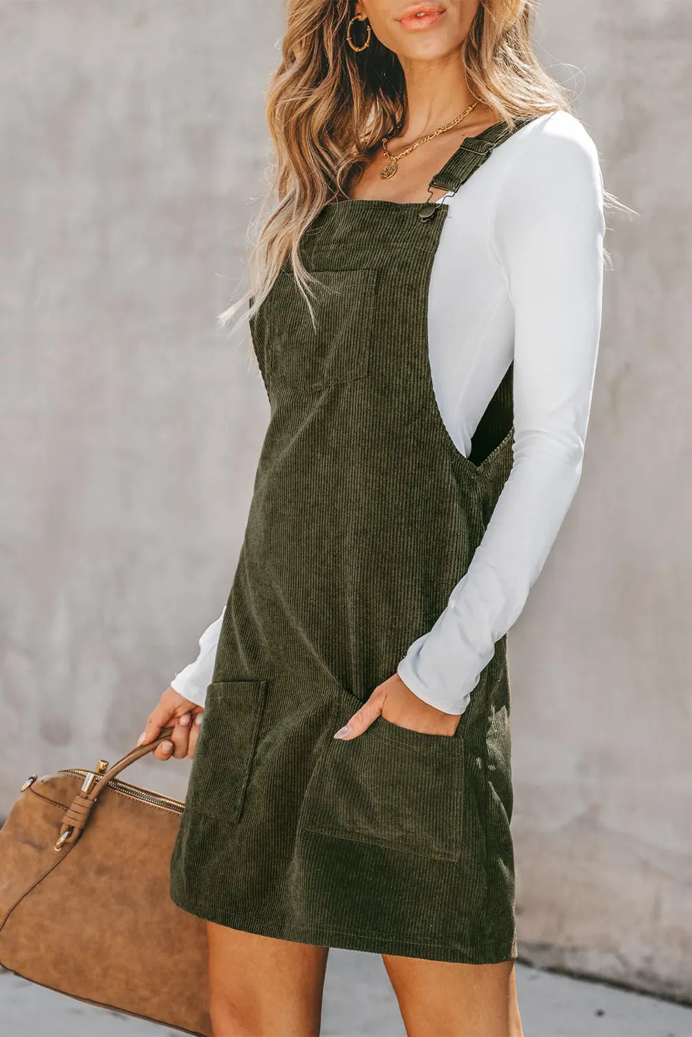 Casual Corduroy Sundress