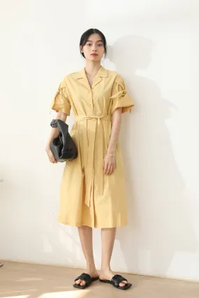 Charlotte Belted Shirt Dress