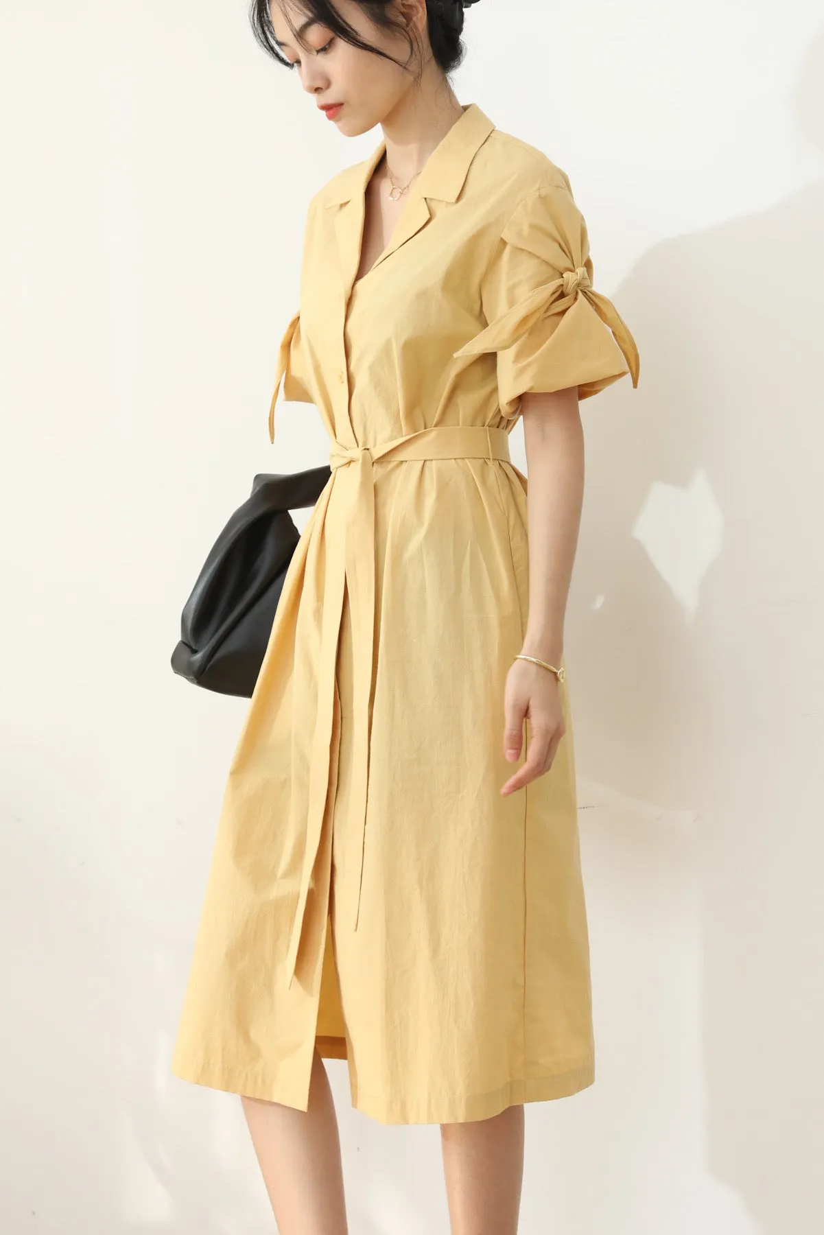 Charlotte Belted Shirt Dress