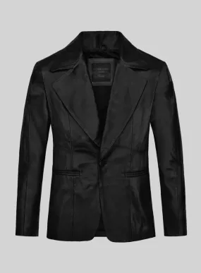 Harry Styles Leather Blazer