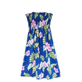 Honeymoon Royal Blue Moonkiss Hawaiian Dress