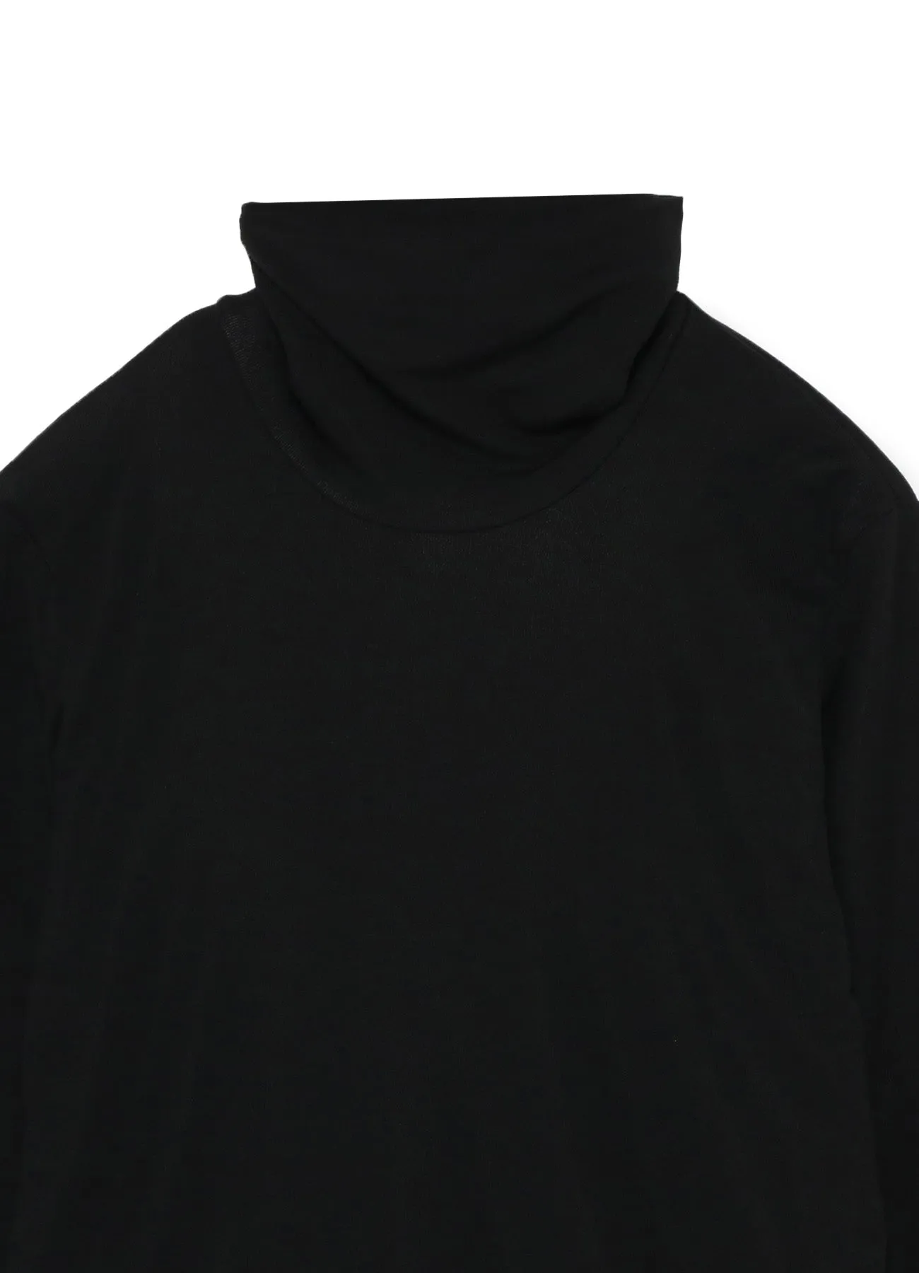 LYOCELL STRETCH RIB JERSEY HIGH NECK SHIRT