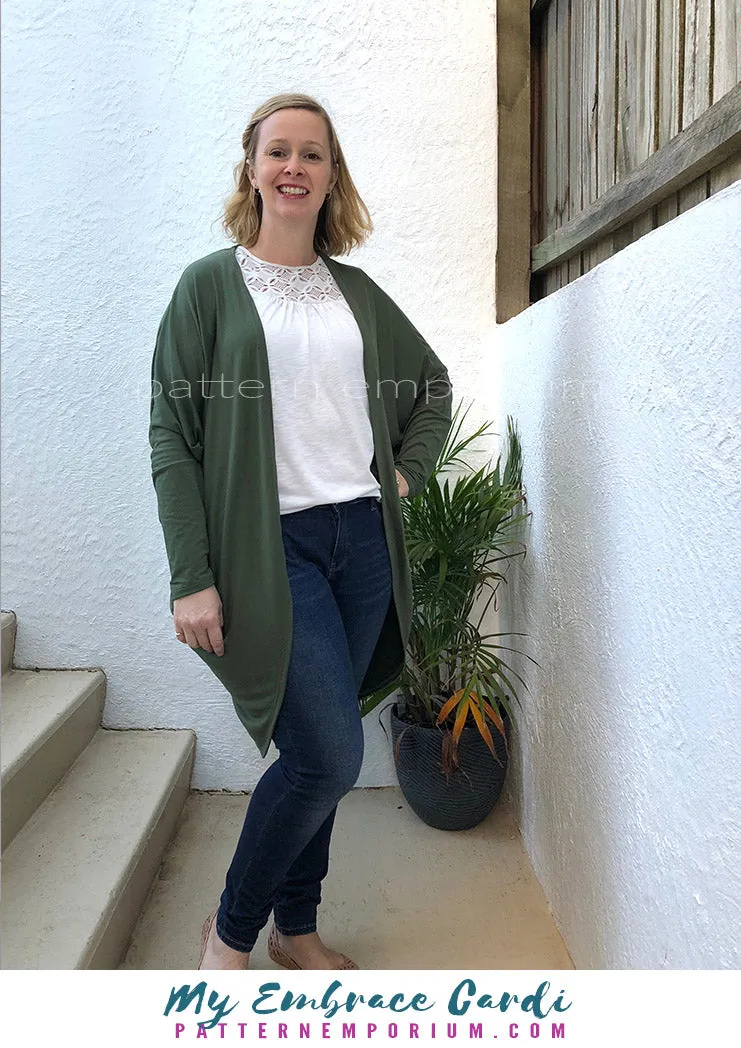 My Embrace | Women's Cocoon Cardi Sewing Pattern