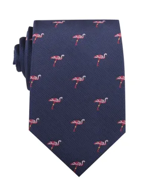 OTAA - Flamingo Tie - Navy Blue with Pink