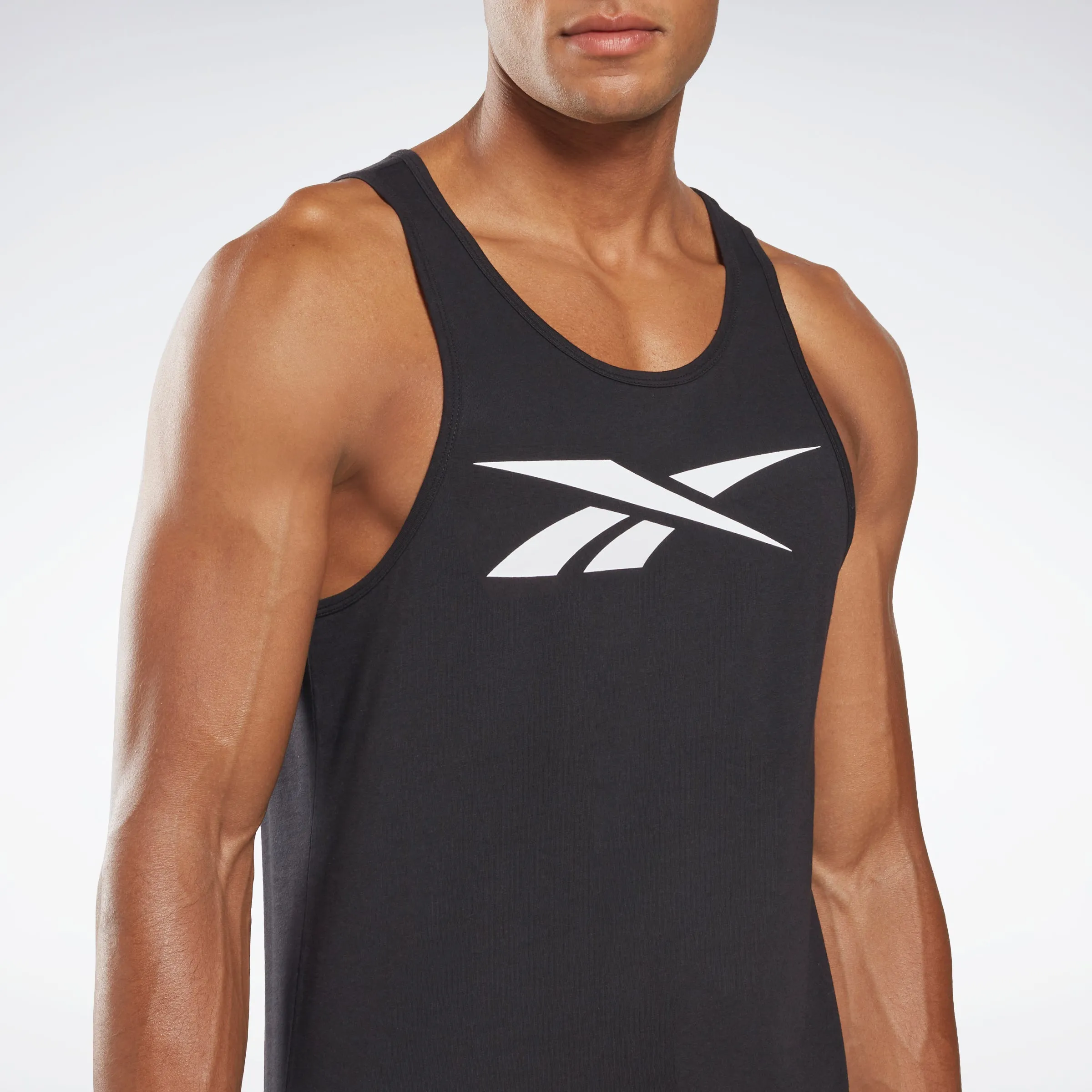 Reebok Apparel Men Reebok Graphic Series Vector Tank Top Black