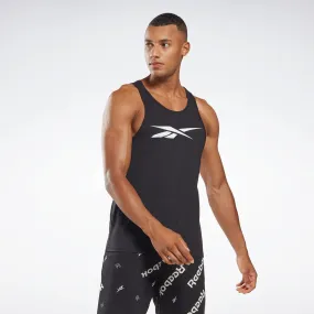 Reebok Apparel Men Reebok Graphic Series Vector Tank Top Black