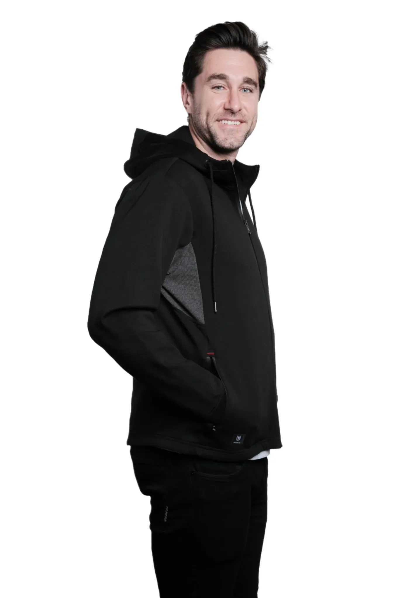 Regional Black/Grey Men's Full Zip Hoodie