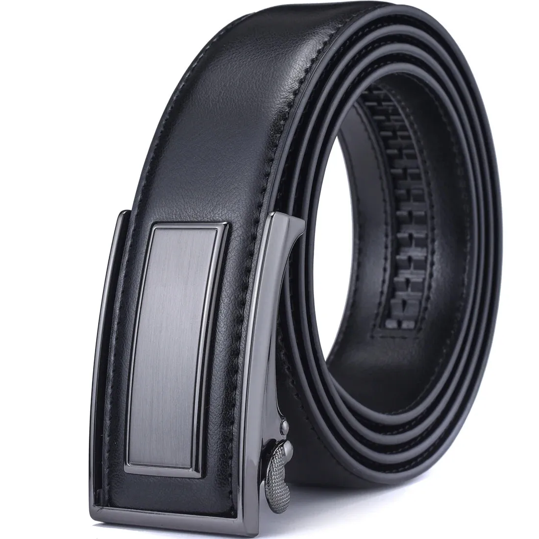 Sleek Automatic Leather Belt