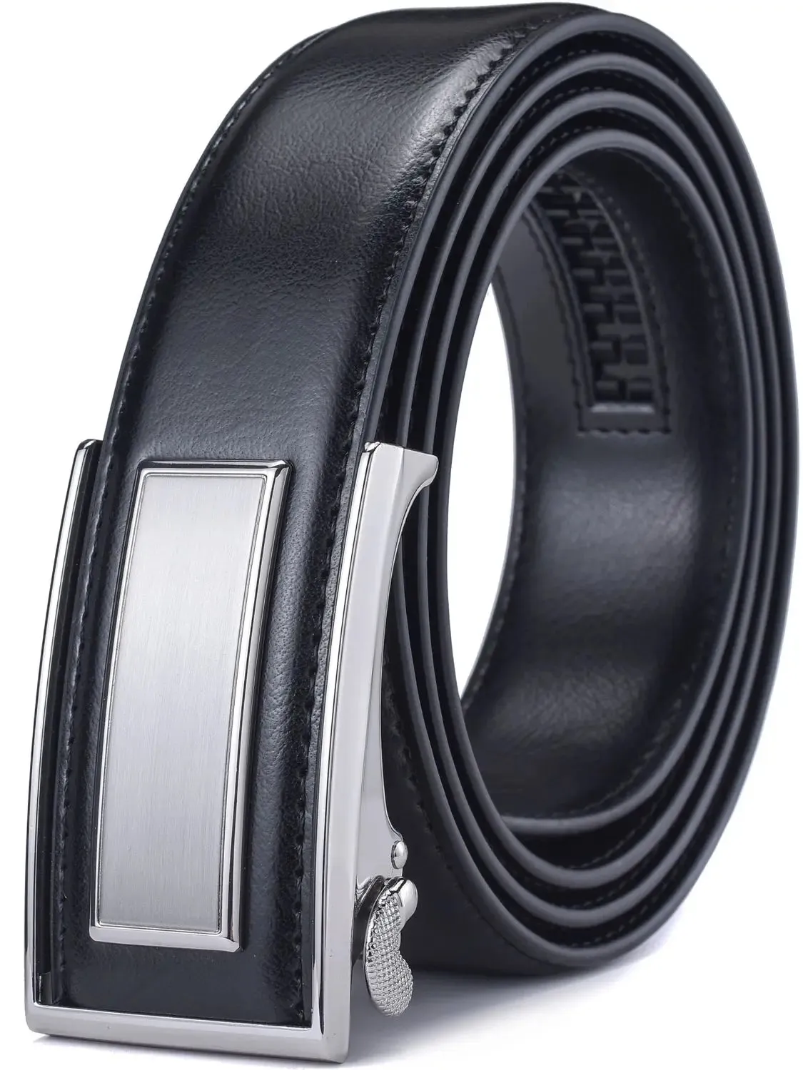 Sleek Automatic Leather Belt