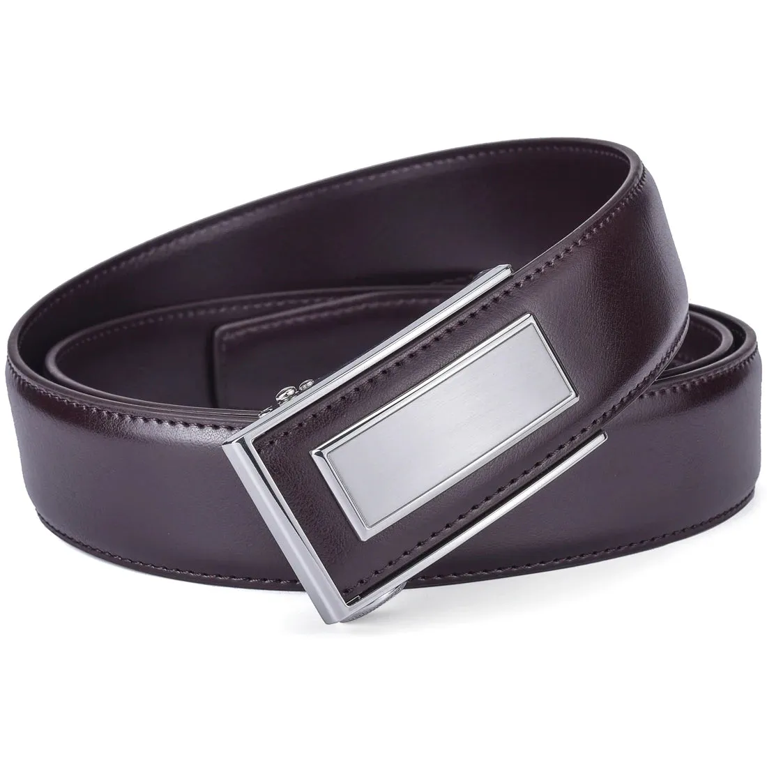 Sleek Automatic Leather Belt