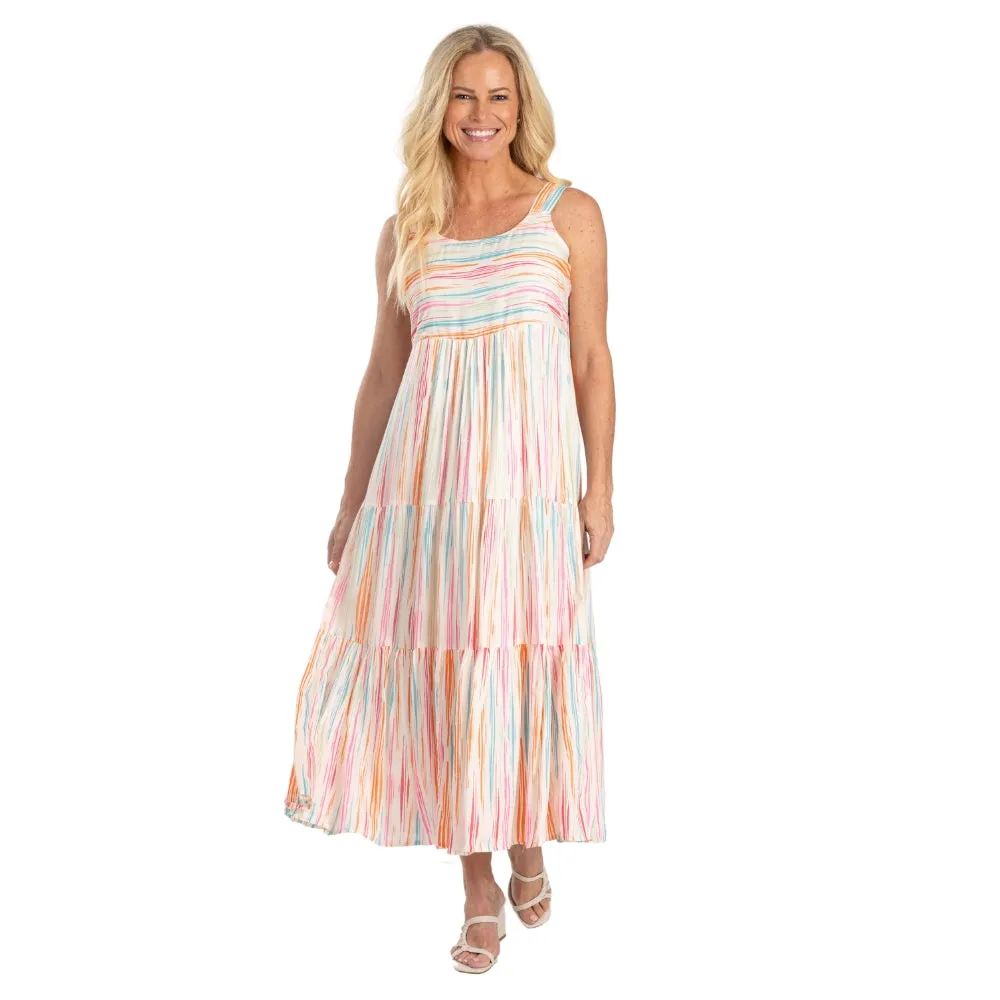 Summer Sweetness Stripe Tiered Sun Dress