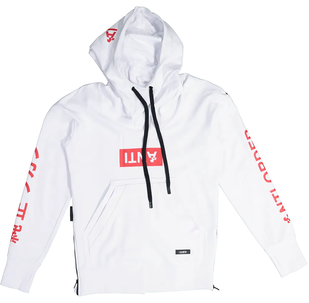 The Anti Order A10 Hyphen Hoodie White/Red