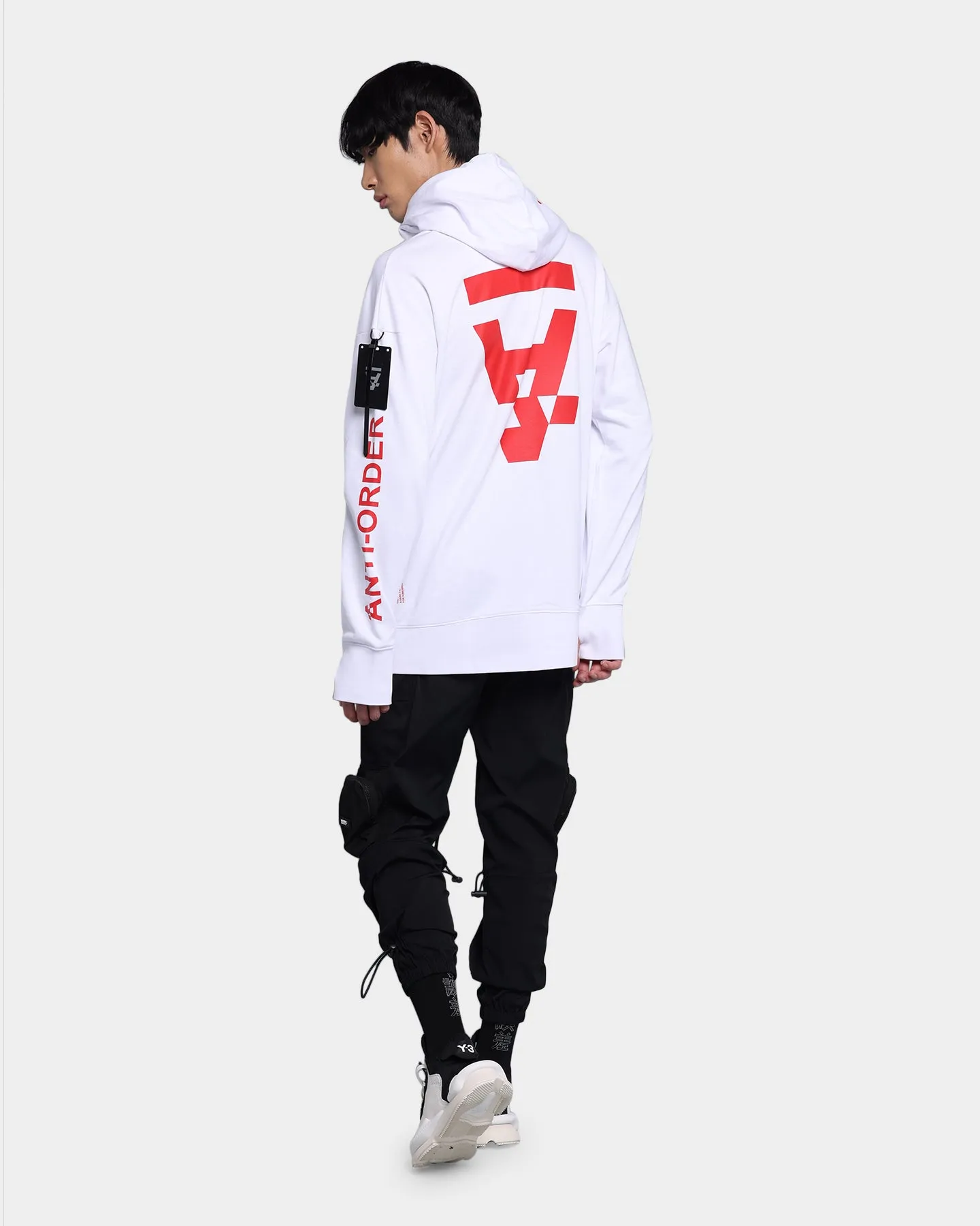 The Anti Order A10 Hyphen Hoodie White/Red