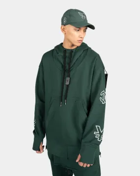 The Anti Order Anti Money Hoodie Forest Green/White