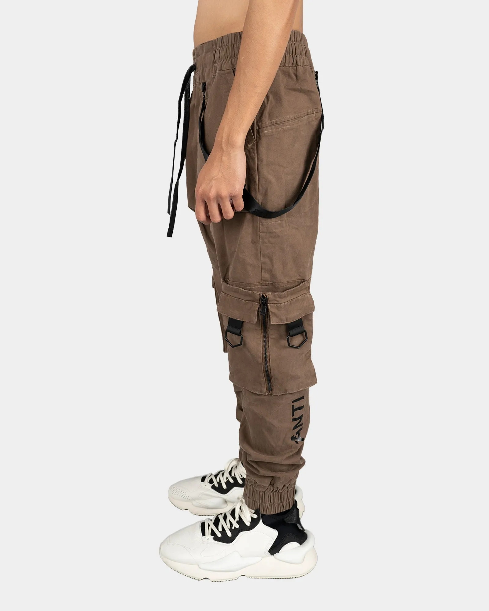 The Anti-Order Armed Forces Elite Joggers Brown Pigment