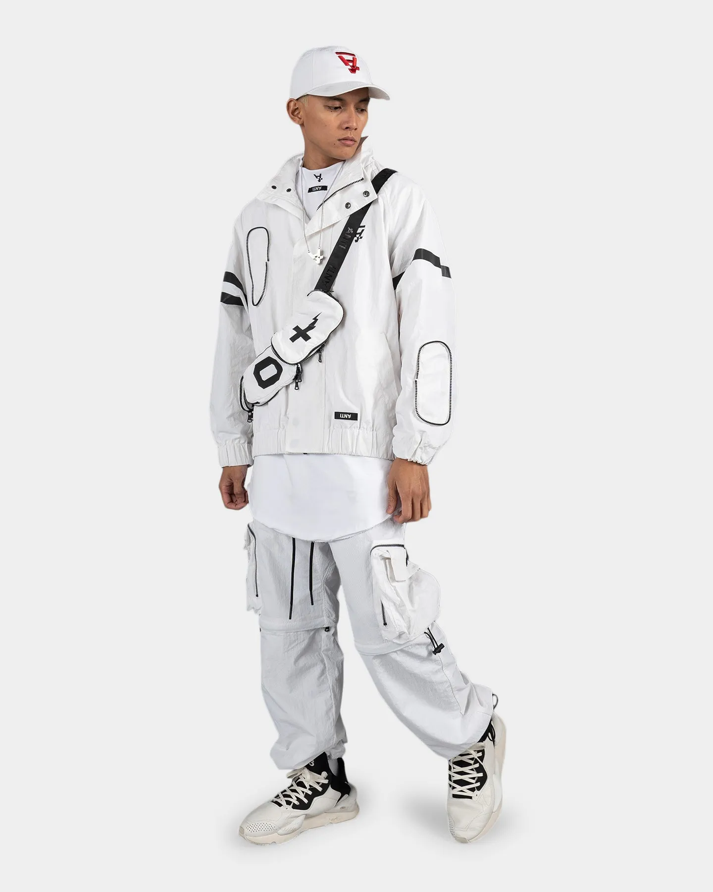 The Anti Order Hyphen ATD Tactical Windbreaker White/Black