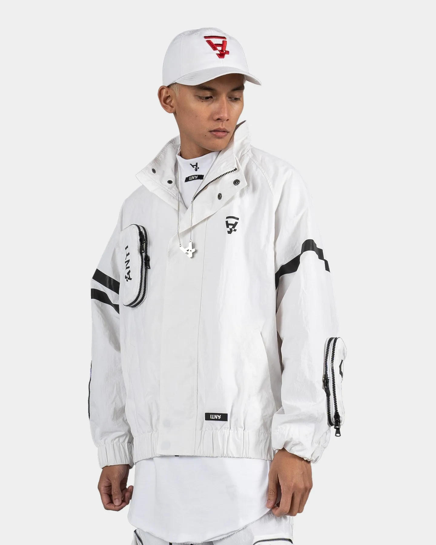 The Anti Order Hyphen ATD Tactical Windbreaker White/Black