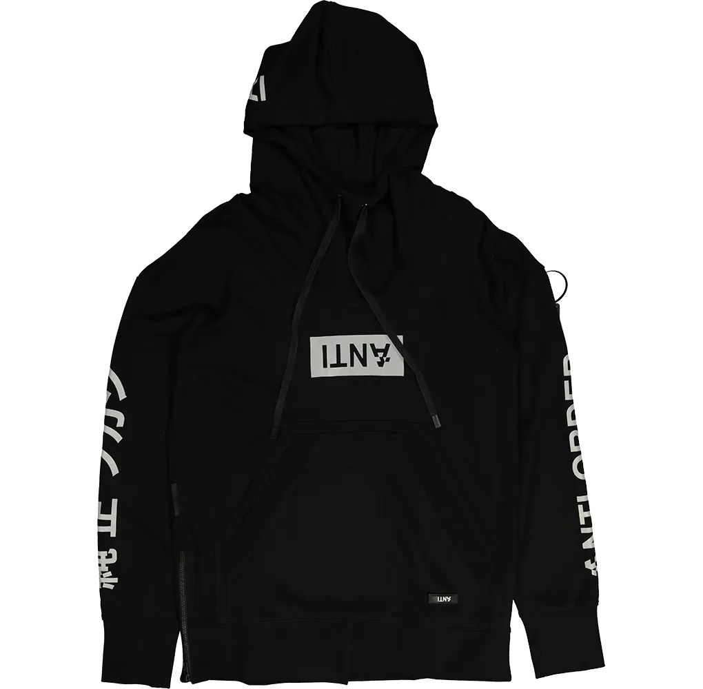 The Anti Order Reflective A10 Hyphen Hoodie Black/Reflective