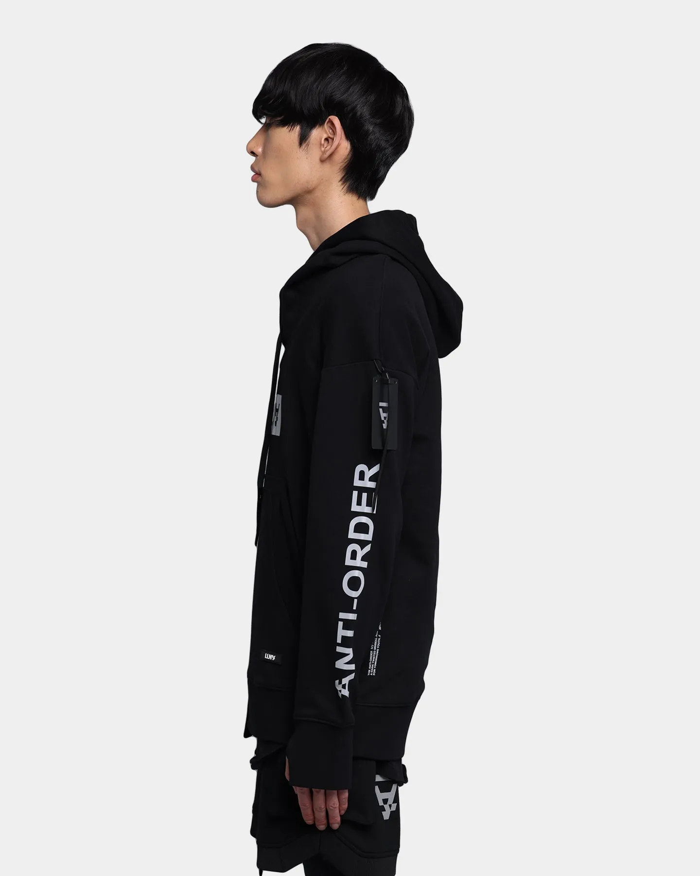 The Anti Order Reflective A10 Hyphen Hoodie Black/Reflective