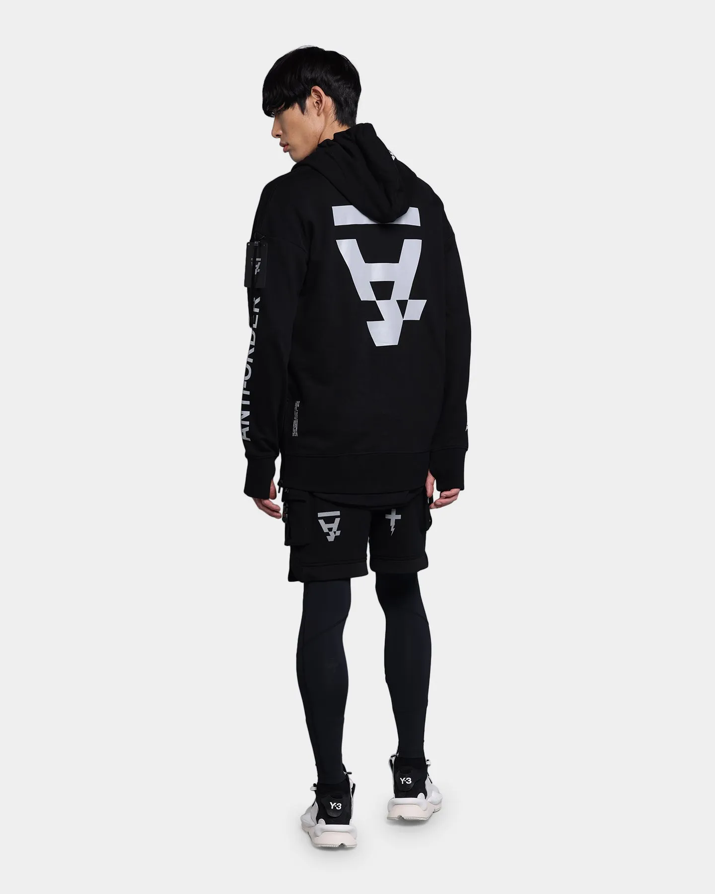 The Anti Order Reflective A10 Hyphen Hoodie Black/Reflective