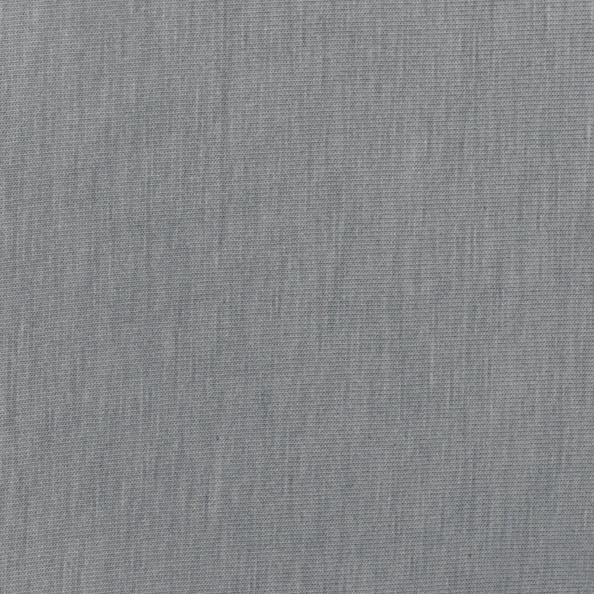 Wolf Gray Solid Stretch Jersey Knit Fabric